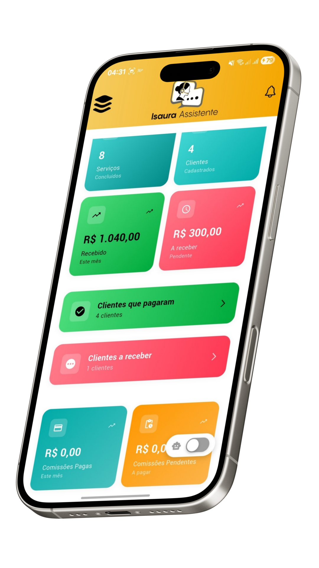 Dashboard Isaura Agenda